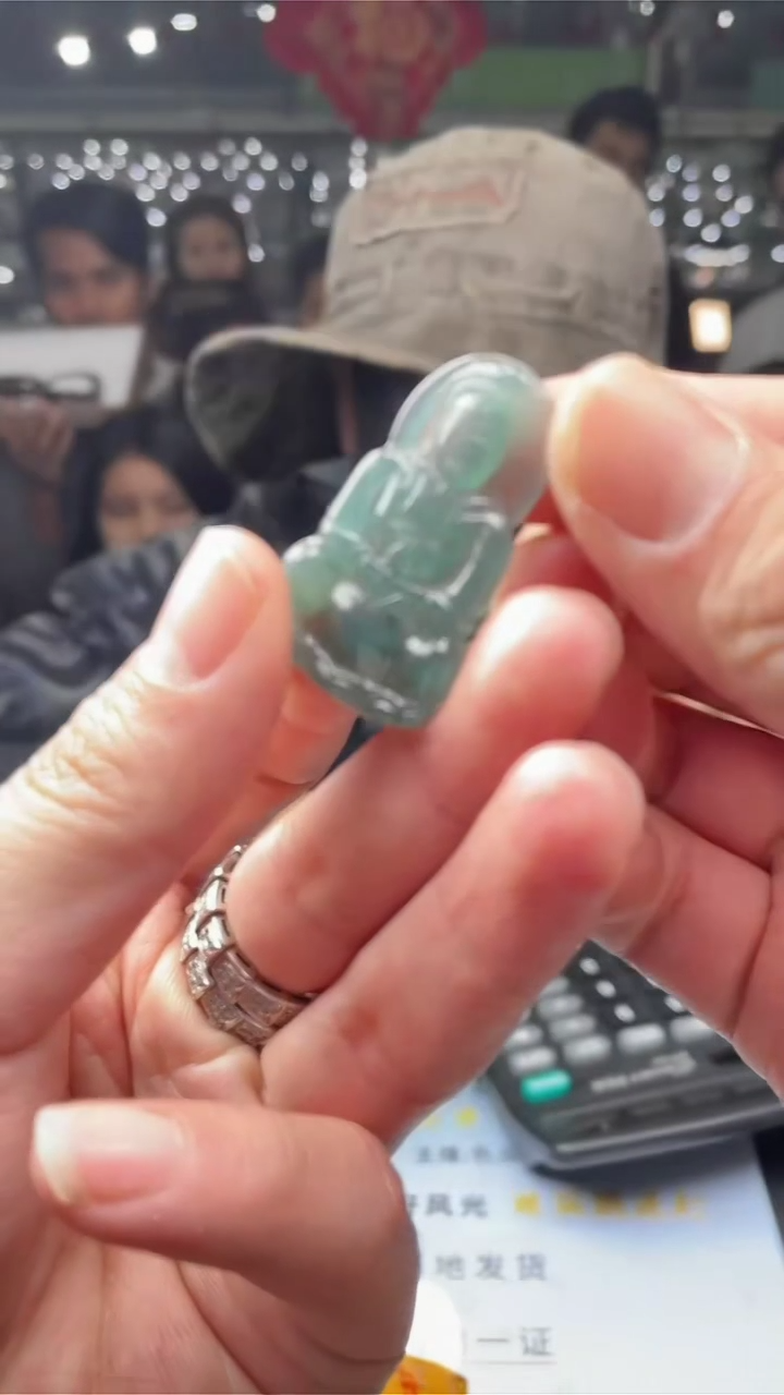 翡翠未镶嵌颈饰33314T26-3N06-多样性发一件