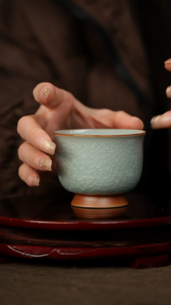 樊立 问天 鱼鳞冰花杯 