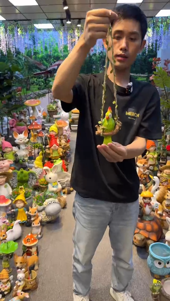 无花朵花园庭院摆件&00&