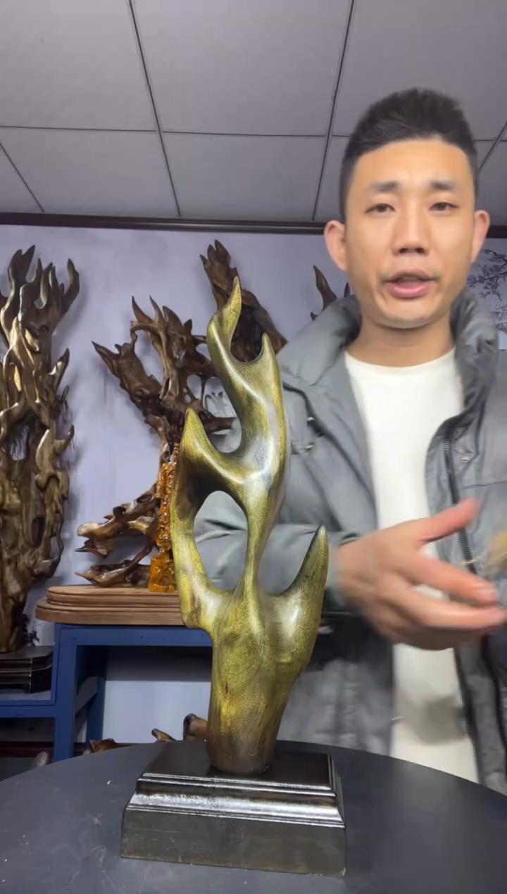金丝楠木雕款艺*轩金丝楠木工艺品摆件