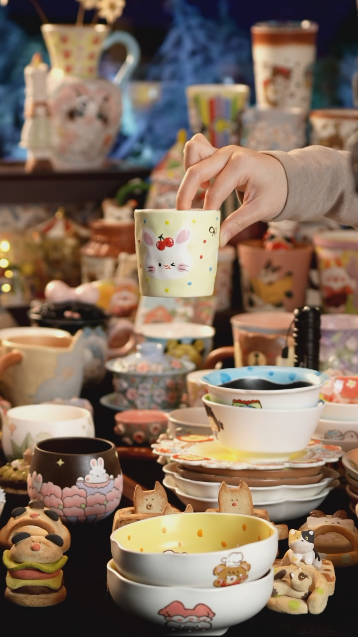 其他陶景德镇釉下彩手绘设计师款陶瓷