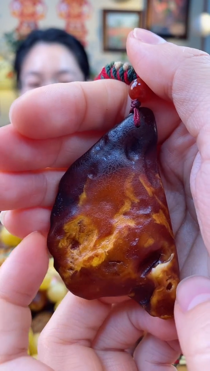 【闪购商品】琥珀颈饰未镶嵌吊坠