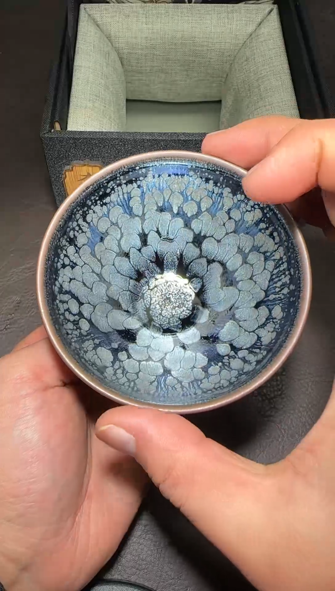 茶盏117号李秀芹牡丹