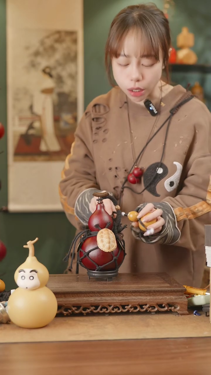 【闪购商品】241号精品天然大漆工艺防渗内胆酒葫芦~