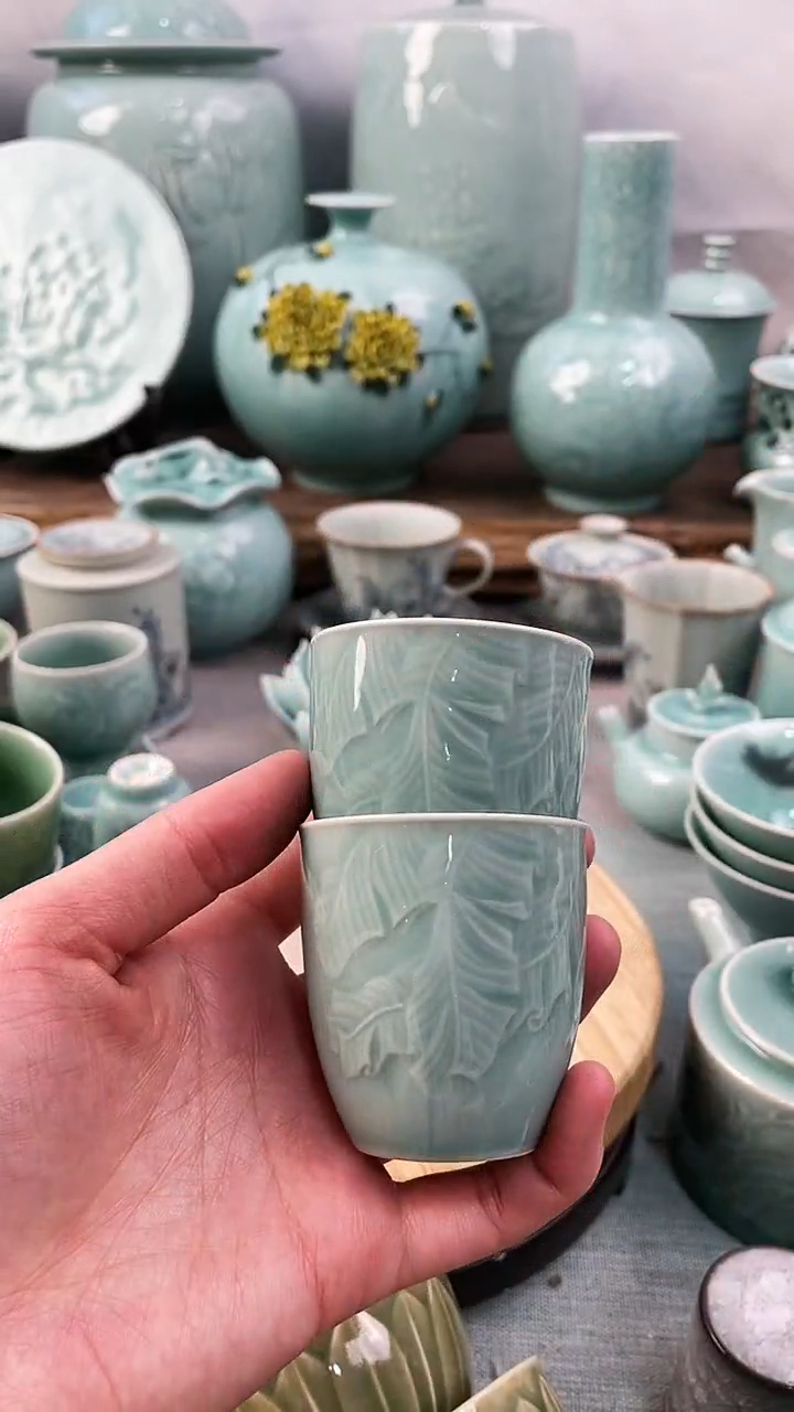 【闪购商品】特价 微瑕 慧仙青瓷