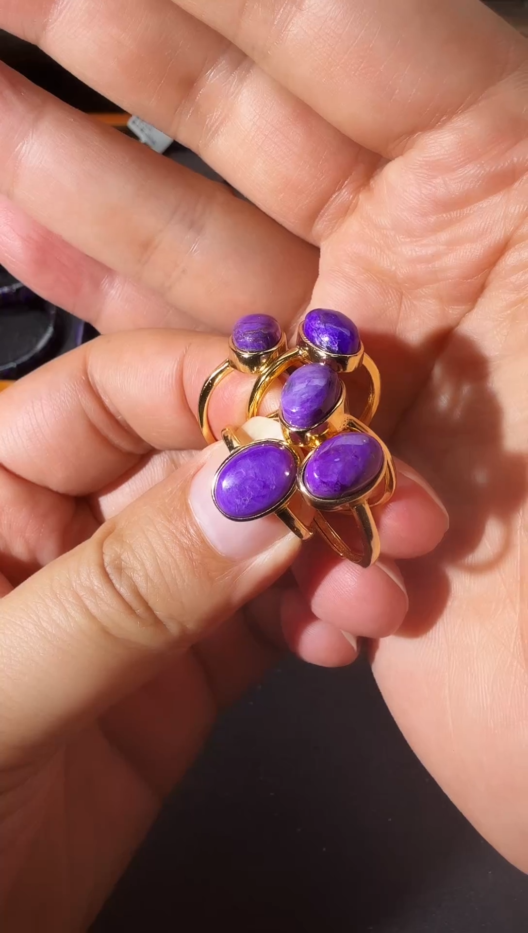 苏纪石（舒俱来）银S925镶嵌南非老矿戒指@多样性发其一