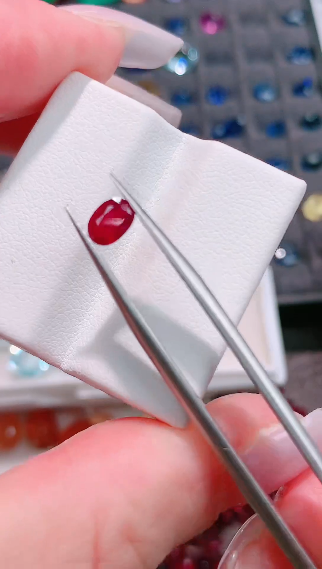 裸石红宝石天然0.57ct