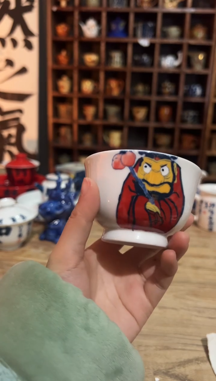 【闪购商品】观云听雨原创手绘茶具