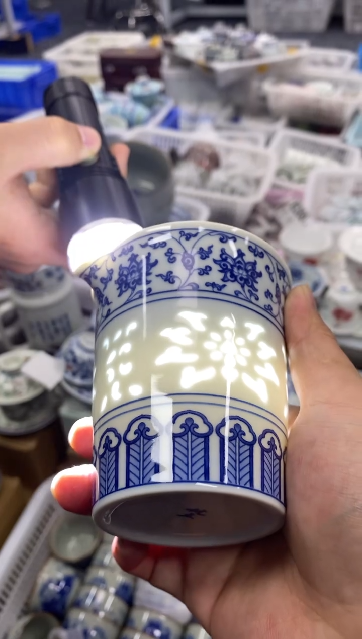 摆件陶景德陶瓷茶具公道杯