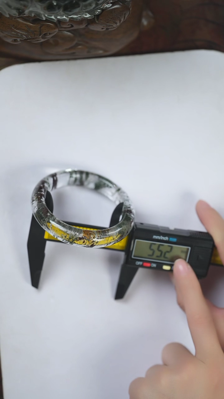 【闪购商品】水晶手镯未镶嵌绿幽灵55.2