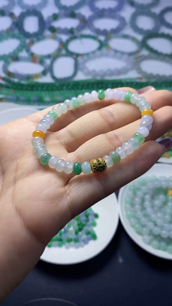【闪购商品】翡翠散珠天然翡翠A货