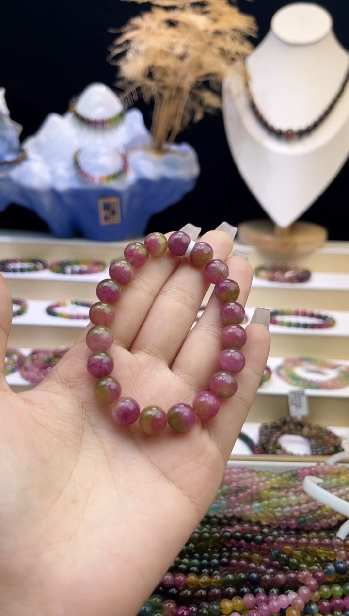 【闪购商品】碧玺/未镶嵌9mm+碧玺单圈多样性发货