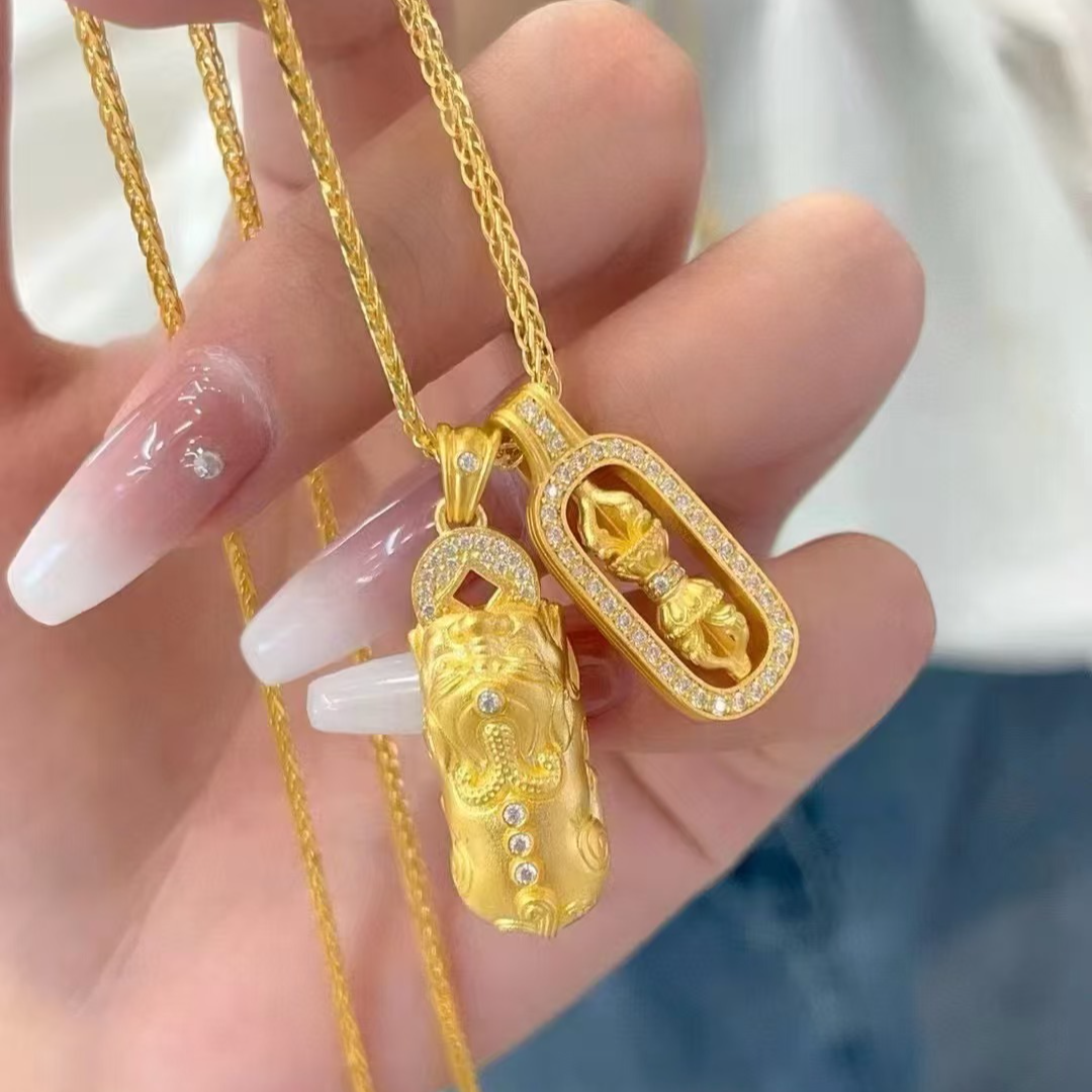 坠链均925银 貔貅降魔招财守财项链 古法工艺