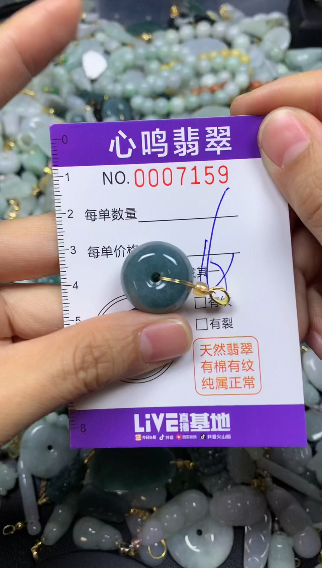 【闪购商品】翡翠颈饰未镶嵌闪购007159