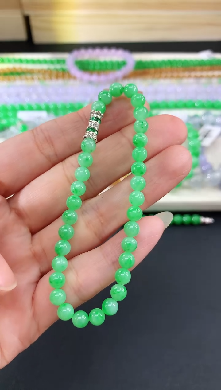 未镶嵌手串翡翠49|2980