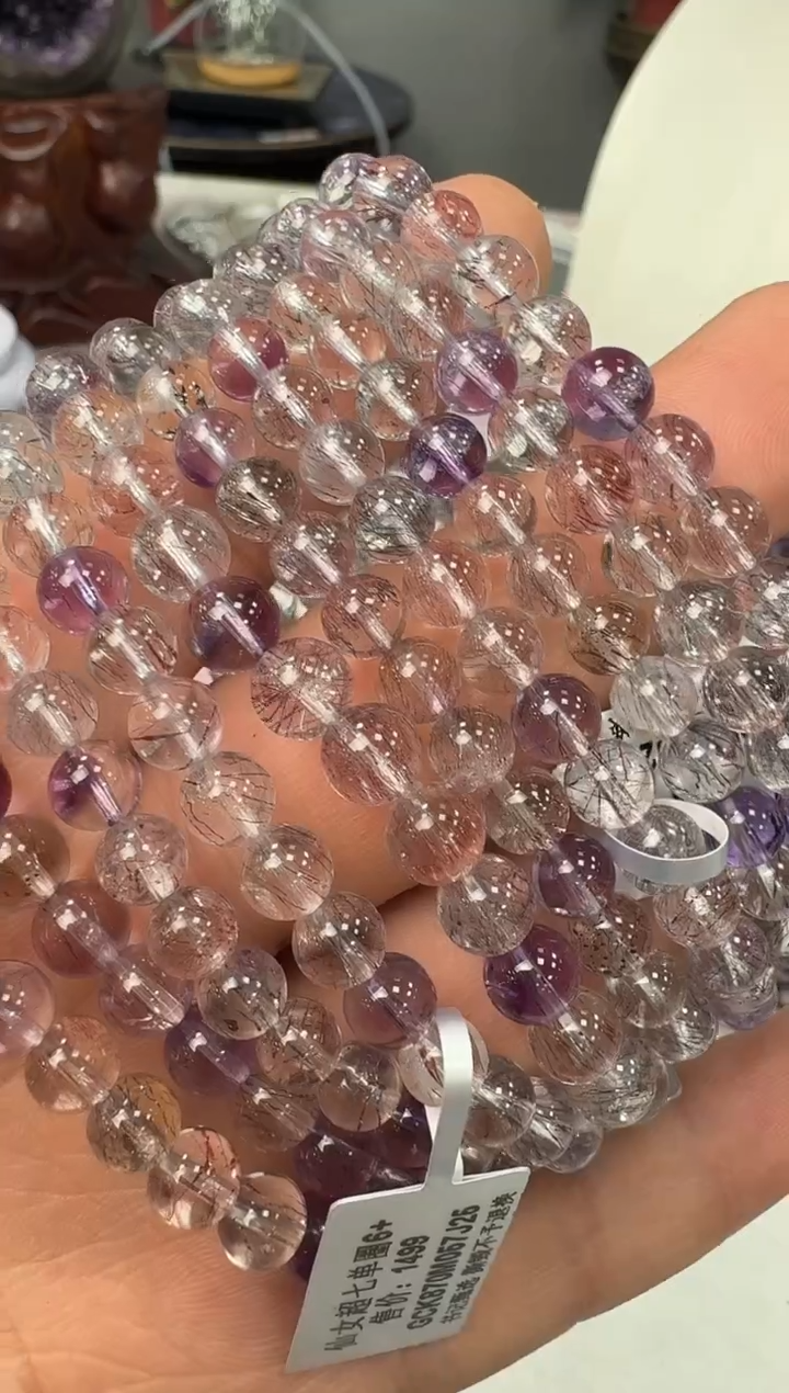 【闪购商品】水晶手链未镶嵌gck870约6mm多样性发一件