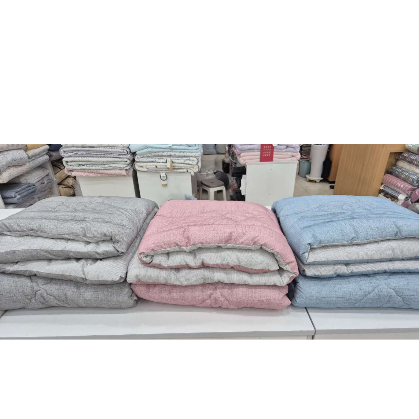 进口爆款素色韩国直播款单人榉木被