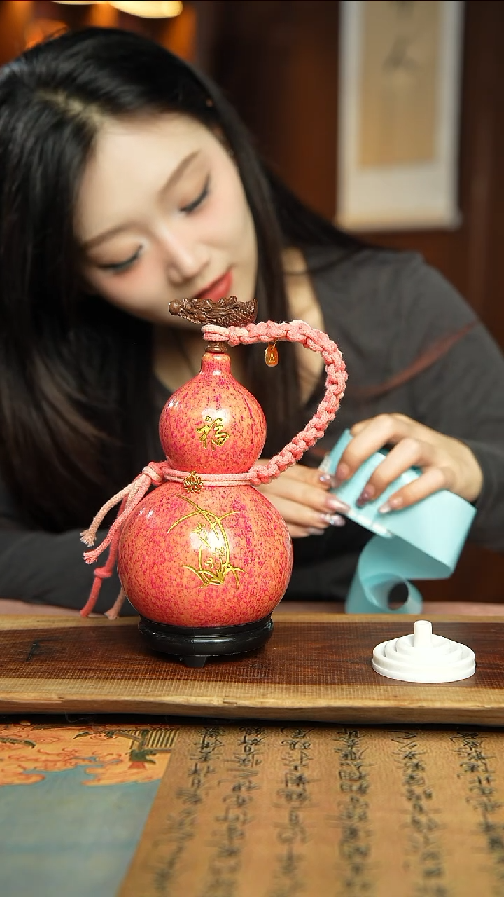118号精品大漆酒葫芦防腐防渗装水茶酒