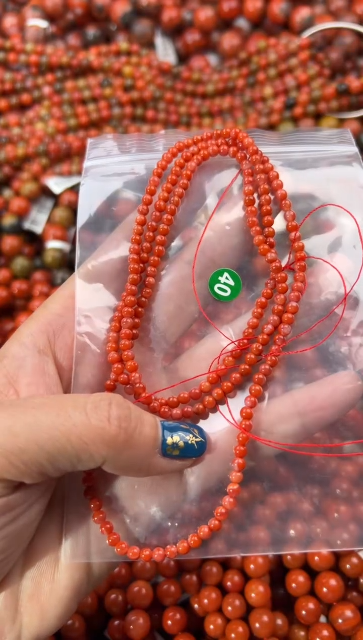 未镶嵌手串南红玛瑙3+