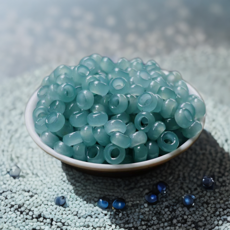 批发散珠w1776高冰蓝水甜甜圈8*4mm*10颗