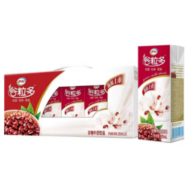 5月产【京东包邮】【正品保障】伊利谷粒多红谷谷物牛奶饮品250ml