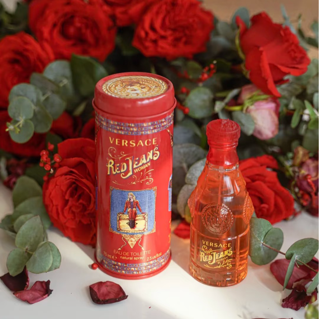 范思哲红色牛仔香水75ml 临期