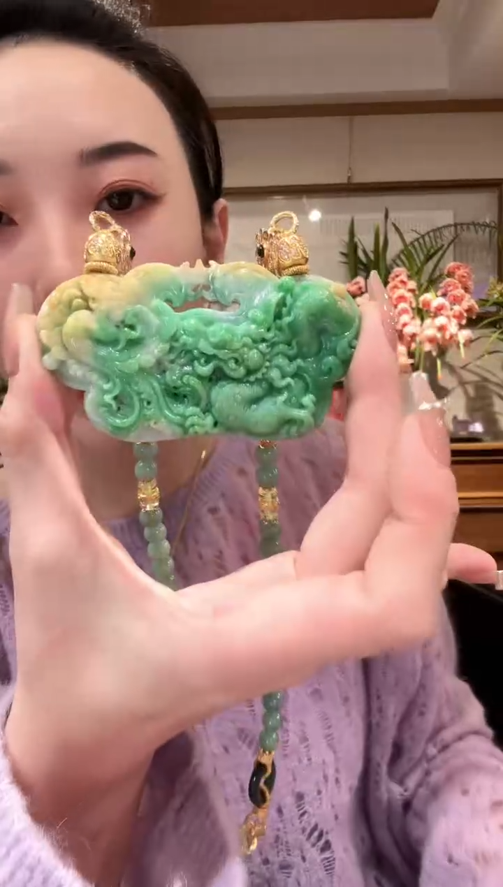 【闪购商品】翡翠颈饰未镶嵌国风