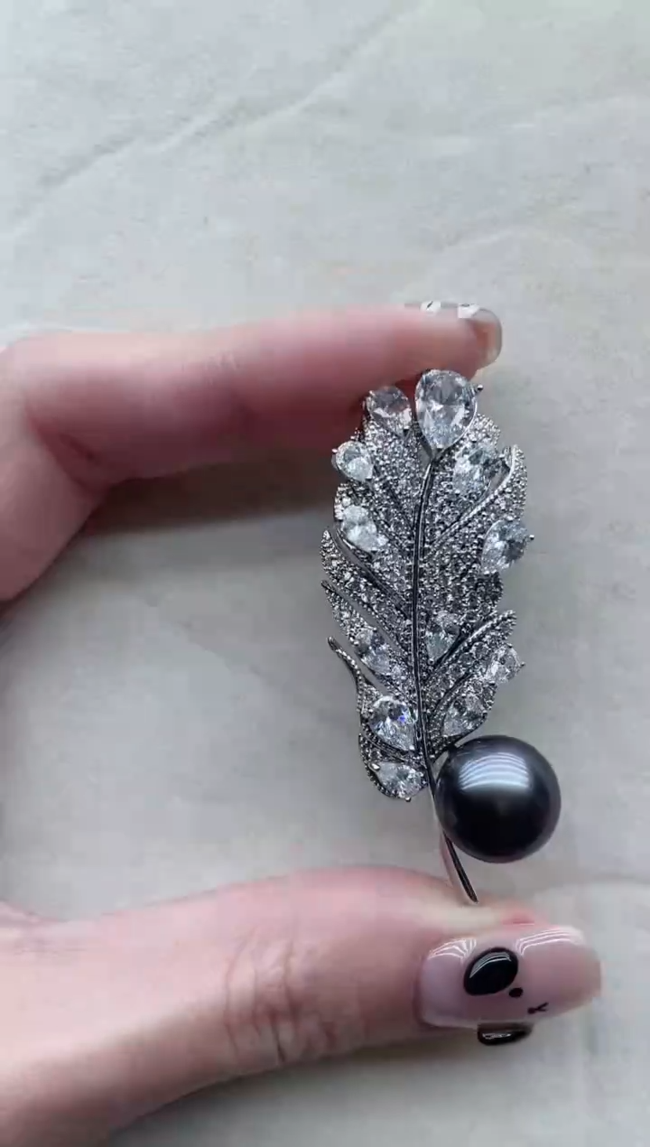 【闪购商品】海水珍珠胸针未镶嵌5