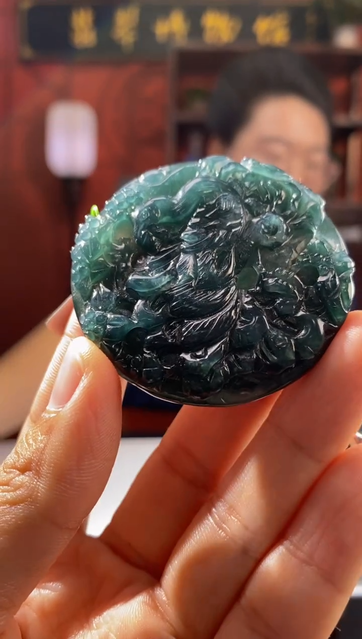 定制翡翠未镶嵌翡翠吊坠XMSHH-30