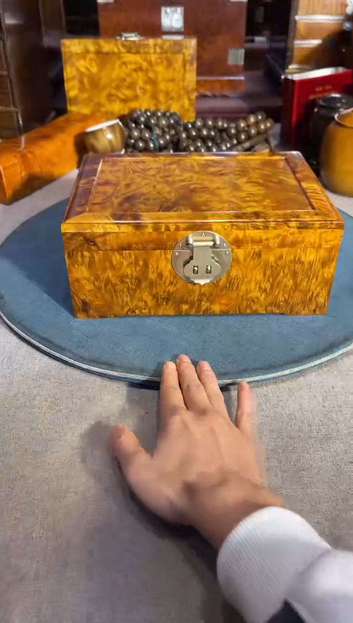 乌木类成套家具瘤疤首饰盒 17