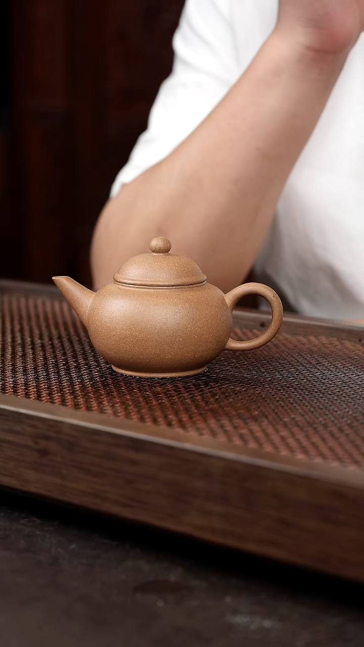 茶壶紫砂芝麻绿水平
