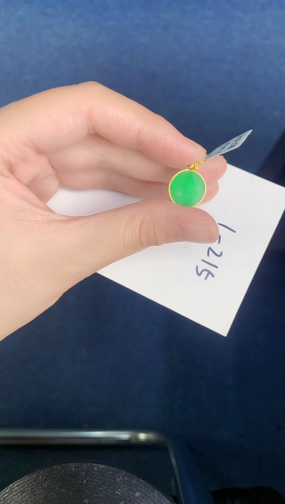 【闪购商品】翡翠颈饰18K金镶嵌000000000