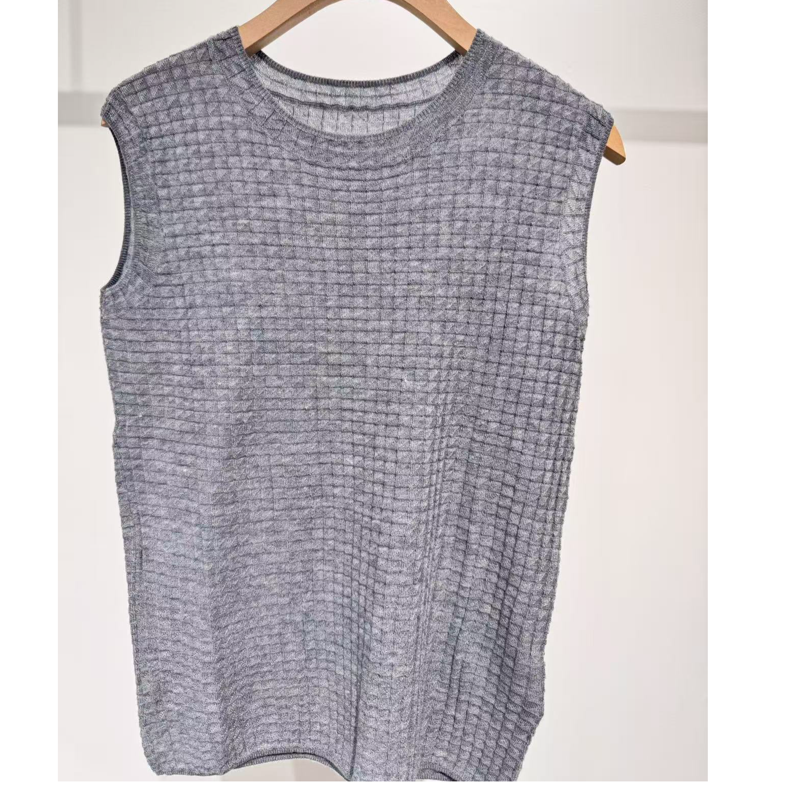 TUSCAN'S CREATIONS静奢风宽松针织背心时尚百搭女时代双鱼