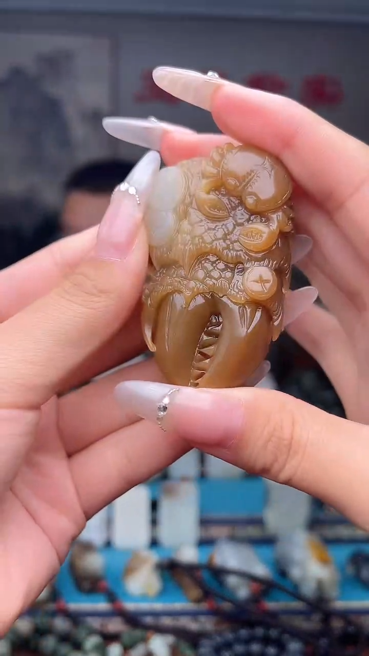 和田玉未镶嵌挂件1