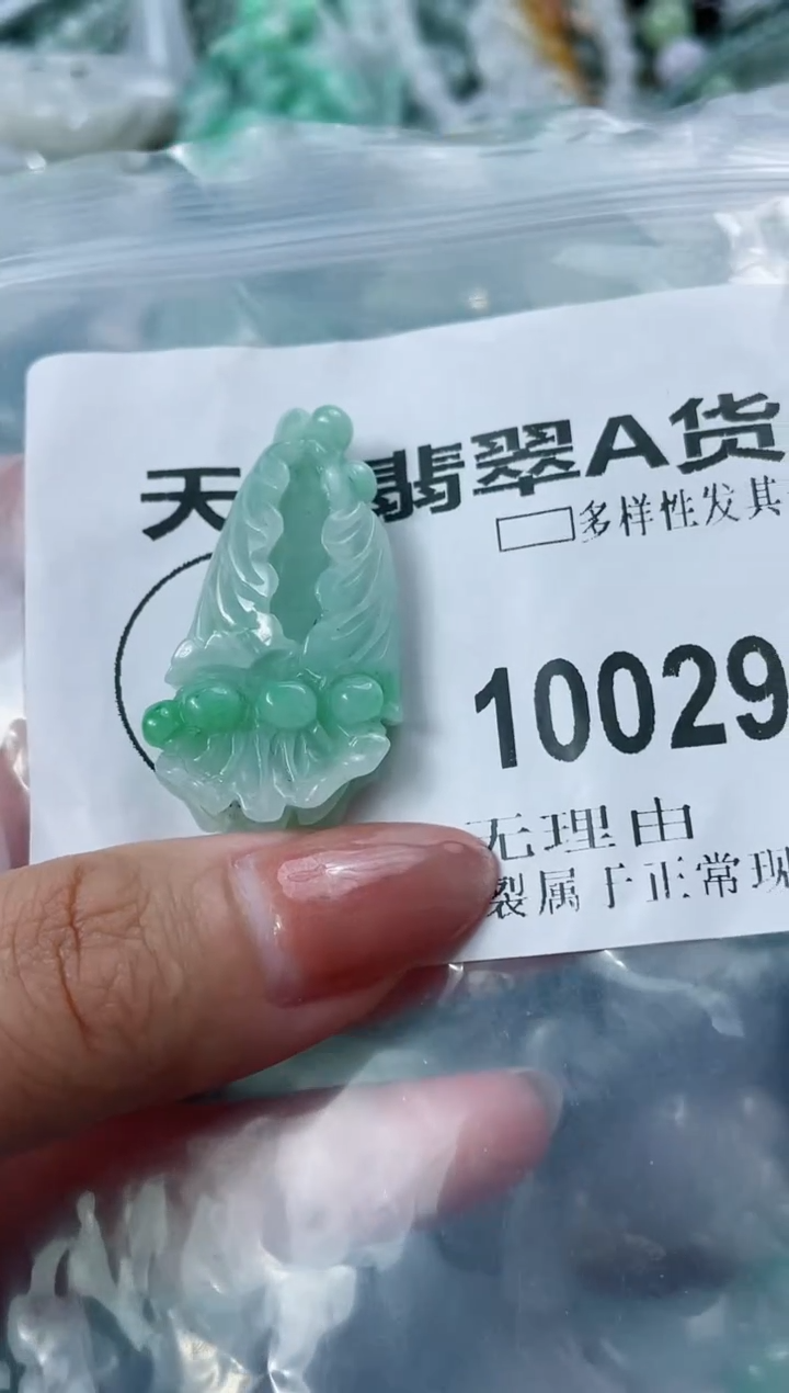 翡翠未镶嵌颈饰闪购商品  10029  多样性发其一