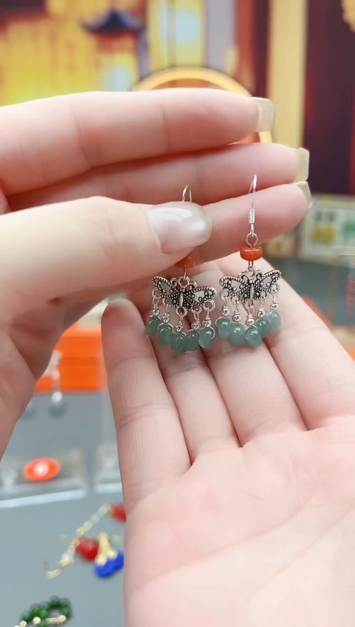 未镶嵌翡翠耳饰707