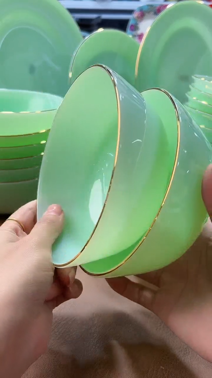 玉瓷 5.5英寸饭碗2个景德镇陶瓷