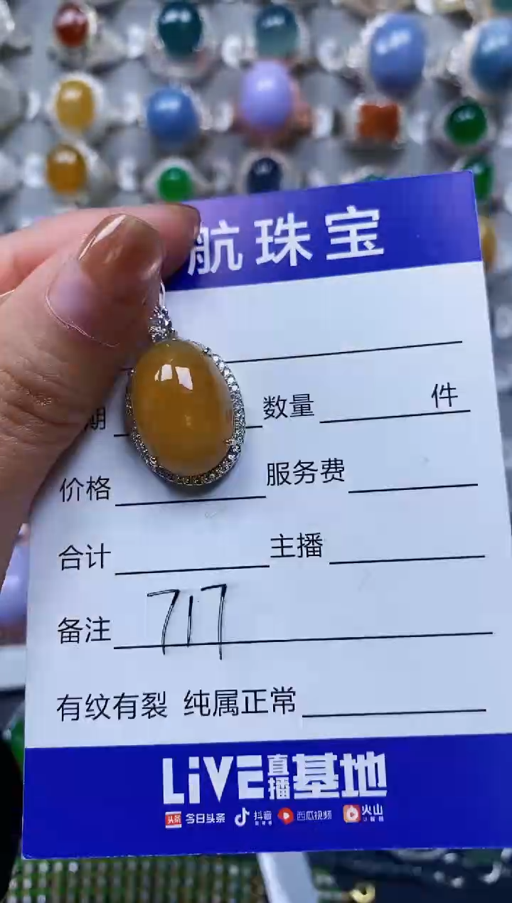 【闪购商品】翡翠颈饰银S925镶嵌0717