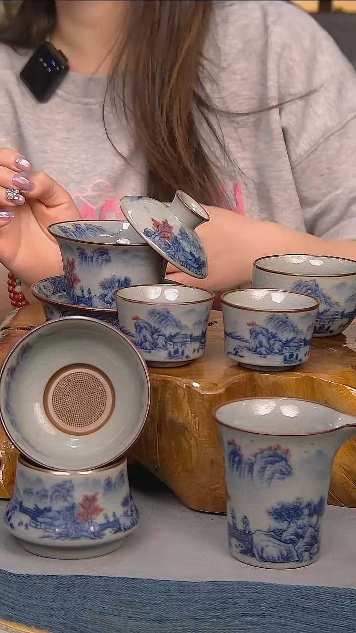 简装家用款6件套 陶瓷家用茶具系列