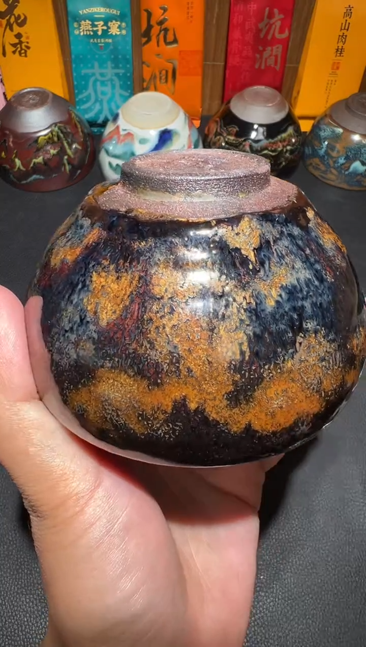 茶盏 茶盏建窑建盏茶盏136