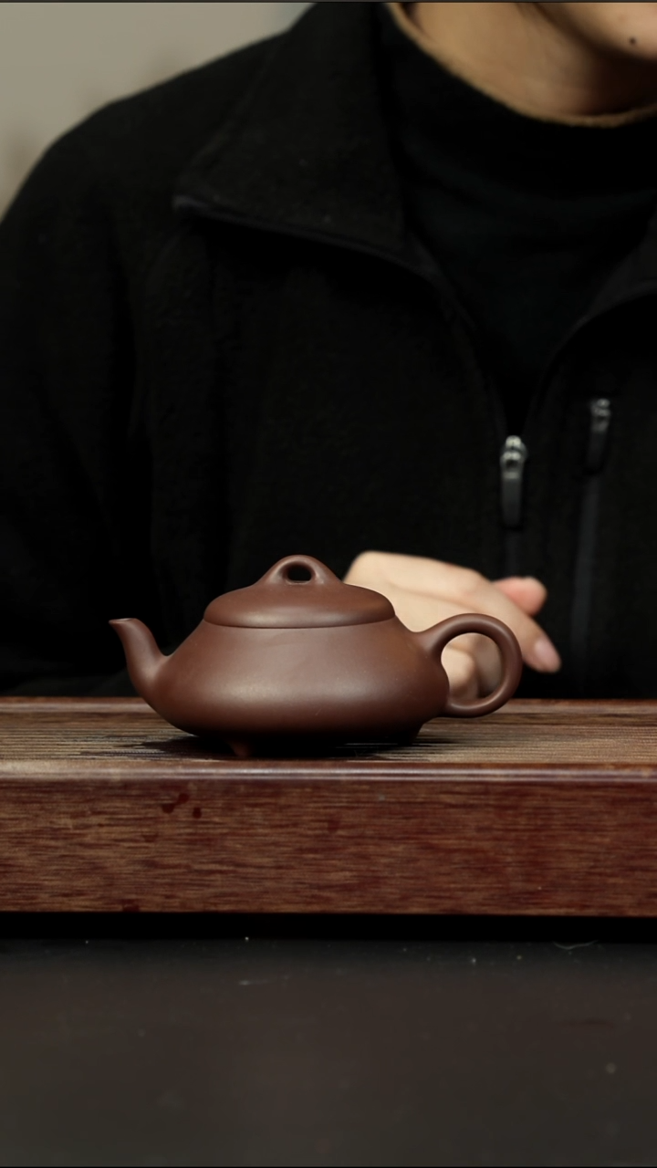 茶壶紫砂高温底槽清 汉棠瓢