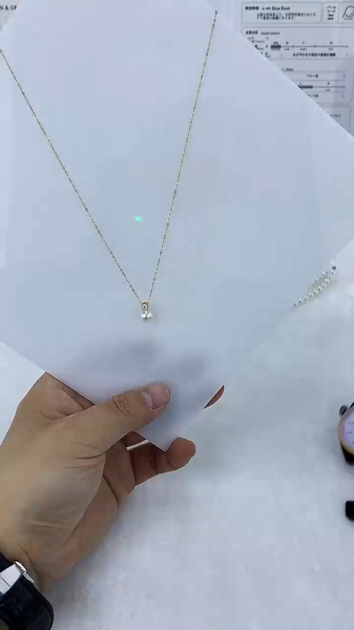 银S925镶嵌AQ海水珍珠海水珍珠吊坠@@YN820