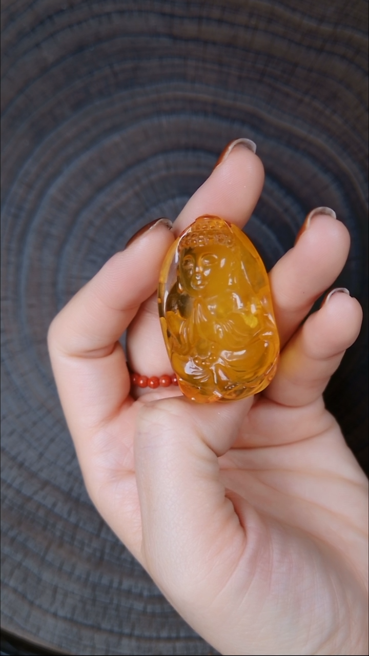 蜜蜡颈饰未镶嵌吊坠