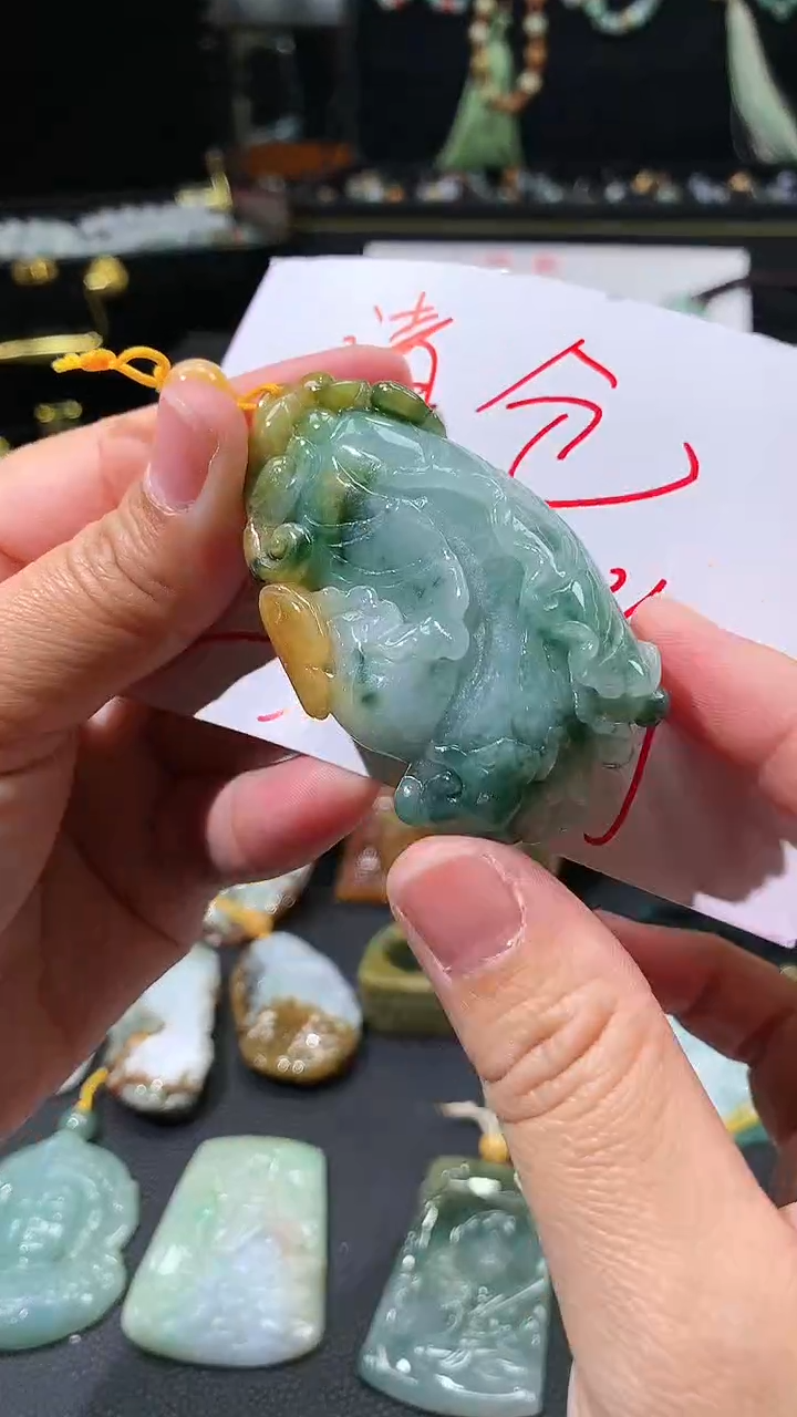 【闪购商品】翡翠颈饰未镶嵌挂件