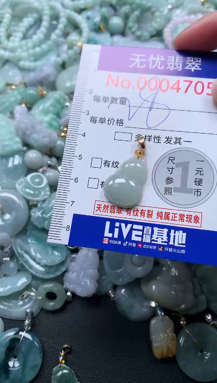 颈饰未镶嵌翡翠4705