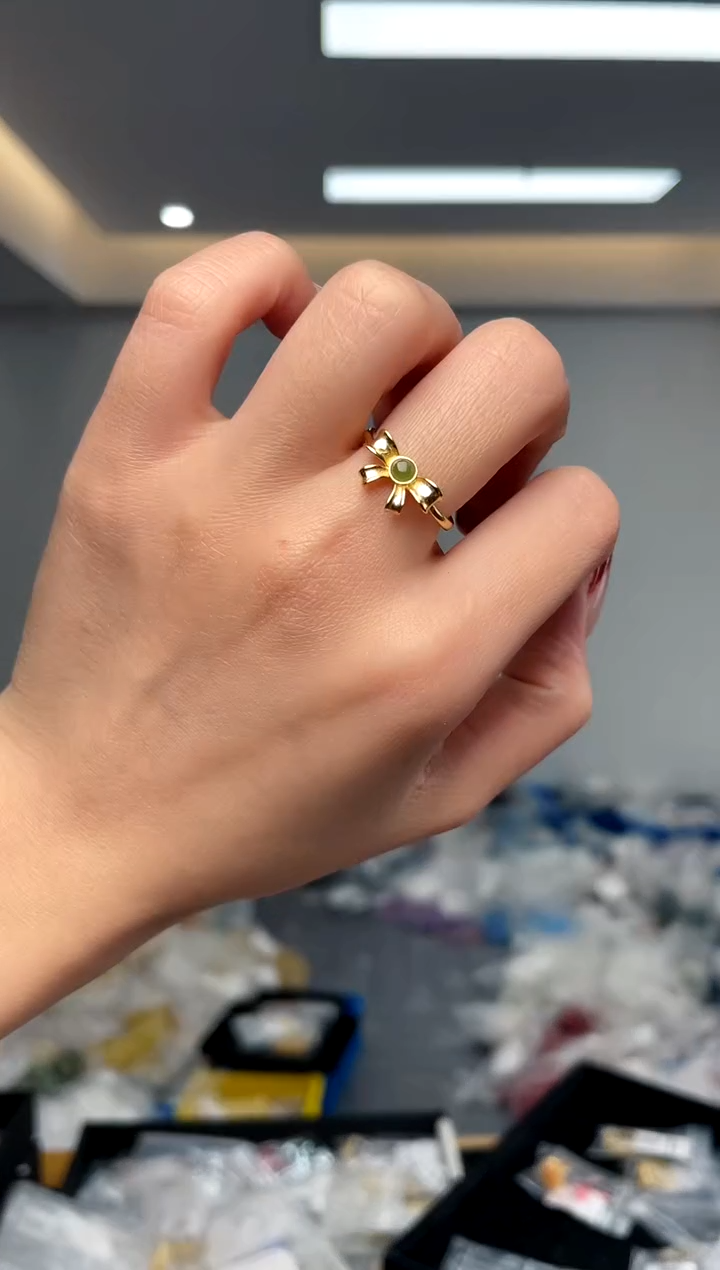 【闪购商品】和田玉·银S925镶嵌（多样性单个发货）
