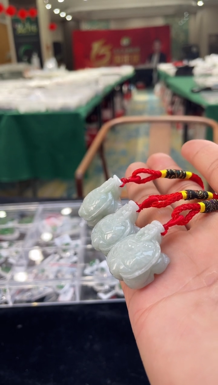 【闪购商品】翡翠吊坠(不含链)未镶嵌龙龟（多样性发一）