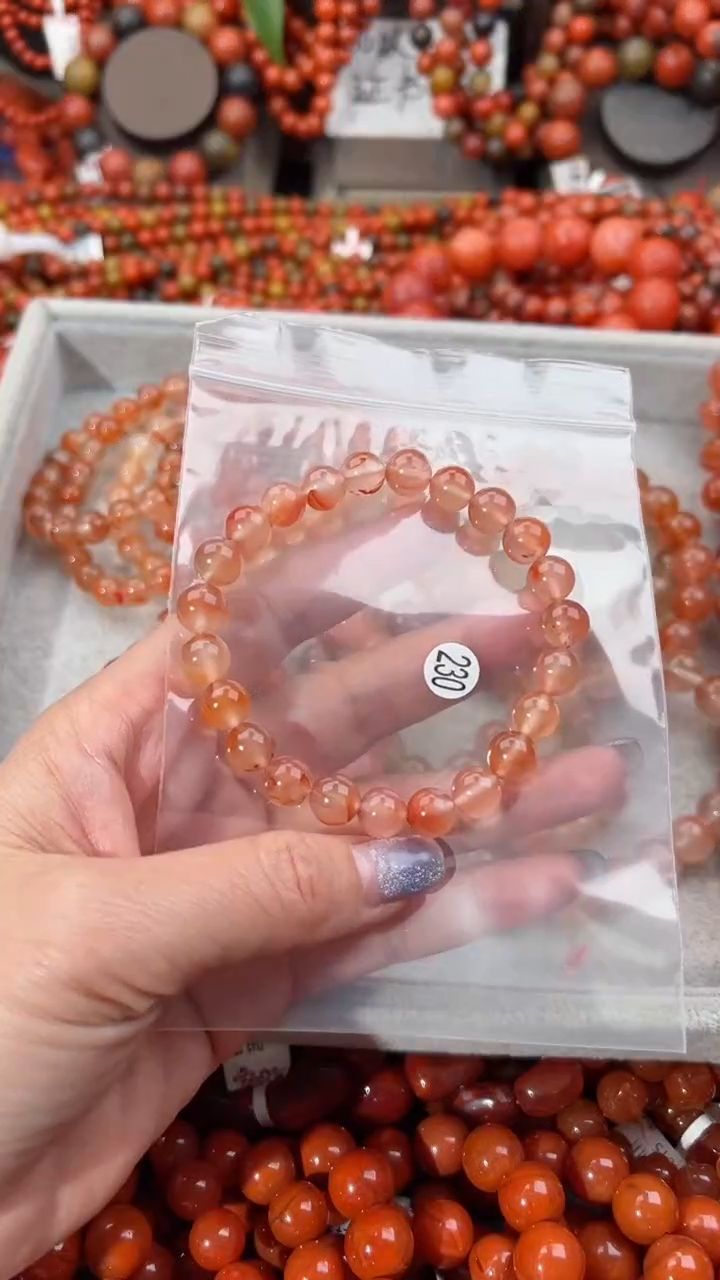 【闪购商品】南红玛瑙手串未镶嵌8+