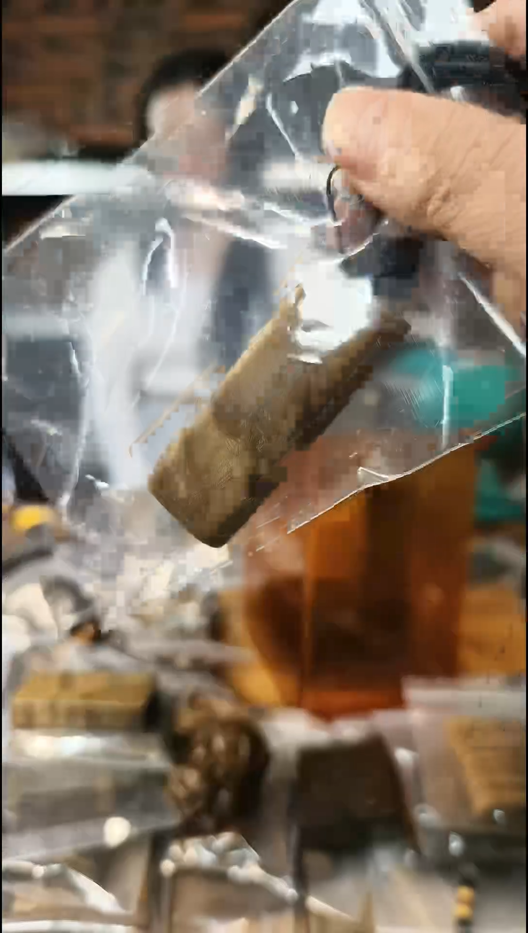 【闪购商品】金丝楠无事牌手把件