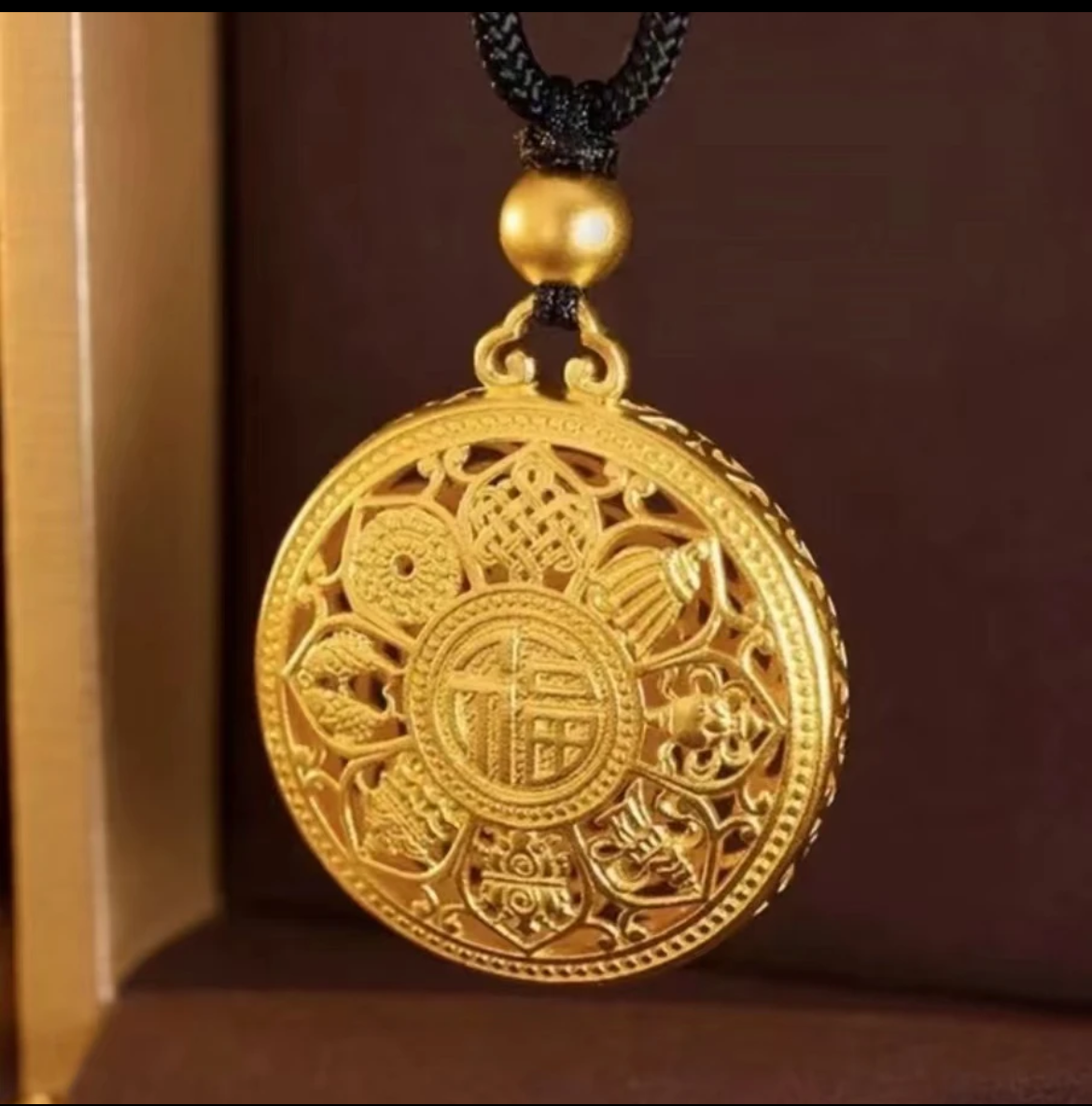 合金吊坠 合金饰品【八宝罗盘】时尚吊坠 传承挂坠金色手工复古素款